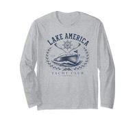 Logo America Yacht Club Marittimo Emblema Maglia a Manica
