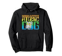 Logo arcobaleno digitale George Clinton Atomic Dog Felpa con Cappuccio