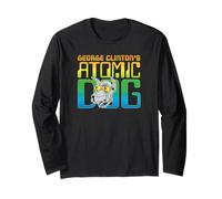 Logo arcobaleno digitale George Clinton Atomic Dog Maglia a Manica