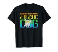 Logo arcobaleno digitale George Clinton Atomic Dog Maglietta