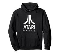 Logo Atari Games Felpa con Cappuccio