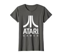 Logo Atari Games Maglietta, Donna, Asfalto, M