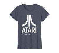 Logo Atari Games Maglietta, Donna, Pervinca, XXL