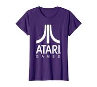 Logo Atari Games Maglietta, Donna, Viola, 3XL