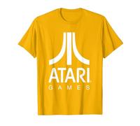 Logo Atari Games Maglietta, Uomo, Oro Brillante, M