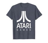 Logo Atari Games Maglietta, Uomo, Pervinca, XL