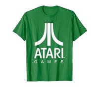 Logo Atari Games Maglietta, Uomo, Verde Mela, XXL