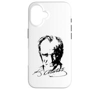 Logo Ataturk, Mustafa Kemal Atatürk firma imza, Türkiye Custodia per iPhone 16