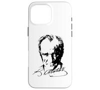 Logo Ataturk, Mustafa Kemal Atatürk firma imza, Türkiye Custodia per iPhone 16 Pro Max