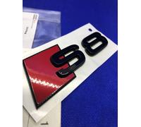 Logo Audi A8 S8 Nero Lucido Sigla Emblema Originale 4N0071804 Nuovo