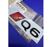 Logo Badge Emblema AUDI A6 S6 RS6 Nero Posteriore 8Y0853740A5FQ Originale Nuovo