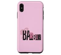 Logo Barbie misto nero e rosa Custodia per iPhone XS Max