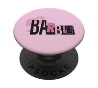 Logo Barbie misto nero e rosa PopSockets PopGrip Adesivo
