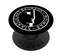 Logo Bauhaus dal 1919-100 anni di scuola di design Bauhaus PopSockets PopGrip Adesivo