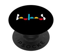 Logo Bauhaus dal 1919-100 anni di scuola di design Bauhaus PopSockets PopGrip Adesivo