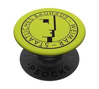 Logo Bauhaus dal 1919-100 anni di scuola di design Bauhaus PopSockets PopGrip Adesivo