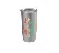 Logo Chirurgia Cuore Emblema Pacemakers Open Heart Surgeon Bicchiere termico in acciaio inox doppia parete