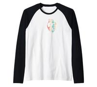 Logo Chirurgia Cuore Emblema Pacemakers Open Heart Surgeon Maglia con Maniche Raglan