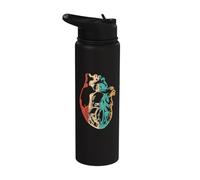 Logo Chirurgia Cuore Emblema Pacemakers Open Heart Surgeon Stainless Steel Insulated Water Bottle
