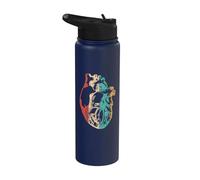 Logo Chirurgia Cuore Emblema Pacemakers Open Heart Surgeon Stainless Steel Insulated Water Bottle