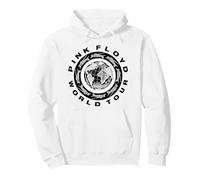 Logo Circolare dei Pink Floyd World Tour 1987 Felpa con Cappuccio