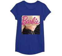 Logo Classico Barbie Maglietta, Ragazze, Blu Reale, M