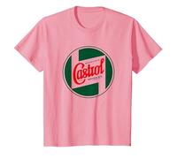 Logo Classico Castrol Liquid Engineering PAPL1319 Maglietta, Bambini, Rosa, 3 Anni