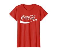 Logo Classico Coca Cola 1941 Maglietta, Donna, Rosso, L