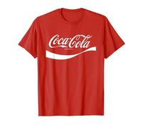 Logo Classico Coca Cola 1941 Maglietta, Uomo, Rosso, L