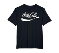 Logo Classico Coca Cola 1941 Maglietta, Uomo Taglie Grandi, Nero, 6X Tall