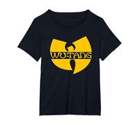 Logo Classico del Clan Wu-Tang Maglietta, Donna Plus-Size, Nero, 2X