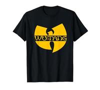 Logo Classico del Clan Wu-Tang Maglietta, Uomo, Nero, 5XL