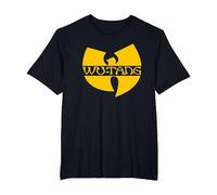 Logo Classico del Clan Wu-Tang Maglietta, Uomo Taglie Grandi, Nero, 4X Tall
