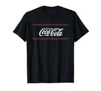 Logo Coca Cola a strisce sbiadite Maglietta