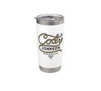 Logo Cody Johnson Rope Bicchiere termico in acciaio inox doppia parete