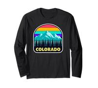 Logo Colorado Mountain - Grafica retrò Wilderness Maglia a Manica