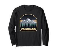 Logo Colorado Mountain - Grafica retrò Wilderness Maglia a Manica