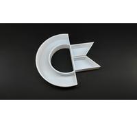 Logo Commodore ChickenLips - Decorazione Retro Gaming Stampata in 3D