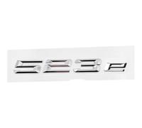 Logo con lettere for bagagliaio posteriore auto ABS | Fit for 528e 530e 535e 540e 550e Adesivo emblema distintivo E39 E60 E61 F07 F10 F11 F18 G30(Chrome 523e)