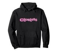 Logo con Testo del Film Clueless Diamante Rosa Felpa con Cappuccio