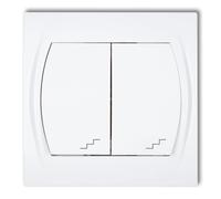 LOGO Connettore per scale doppio bianco LWP-33