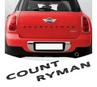 Logo COUNTRYMAN mini Cooper ONE JOHN WORKS scritta stemma Posteriore nero lucido