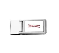 Logo Danger Line No Entry Slim Money Clip Acciaio Titolare Tasca Portafoglio