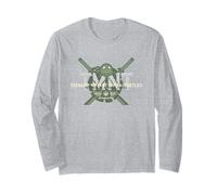 Logo d'azione retrò TMNT Mutated 1984 Heroes Shell Turtles Maglia a Manica