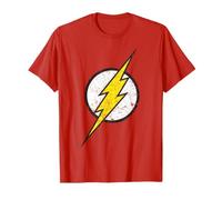 Logo DC Flash Moderno Invecchiato Maglietta