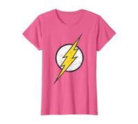 Logo DC Flash Moderno Invecchiato Maglietta