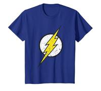 Logo DC Flash Moderno Invecchiato Maglietta