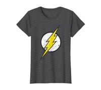Logo DC Flash Moderno Invecchiato Maglietta