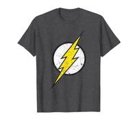 Logo DC Flash Moderno Invecchiato Maglietta