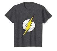 Logo DC Flash Moderno Invecchiato Maglietta